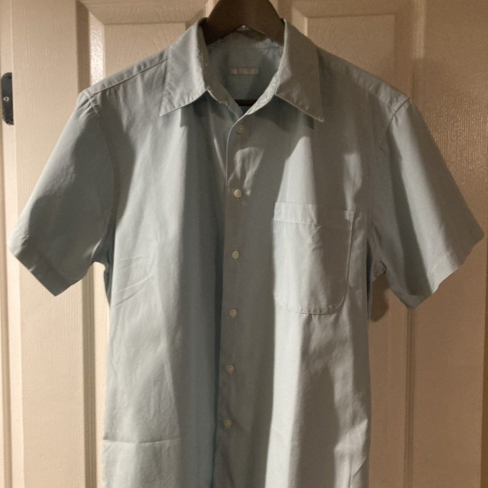 Men's short sleeve button down medium - Halogen